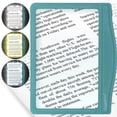 thumbnail image 1 of MAGNIPROS Patented 5X Large Ultra-Bright LED Page Magnifier with Anti-Glare Lens & 3 Dimmable Color Light Modes – Ideal for Reading Fine Print, Books, Newspapers, 1 of 12
