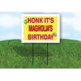thumbnail image 1 of MAGNOLIA'S HONK ITS BIRTHDAY 18 in x 24 in Yard Sign Road Sign with Stand, 1 of 4