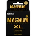 thumbnail image 1 of MAGNUM Large Size XL Condoms, 3ct, 1 of 10