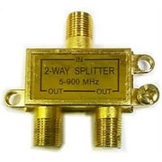 MAGNUM PRO MC48 2 Way Coaxial Splitter Gold Plated
