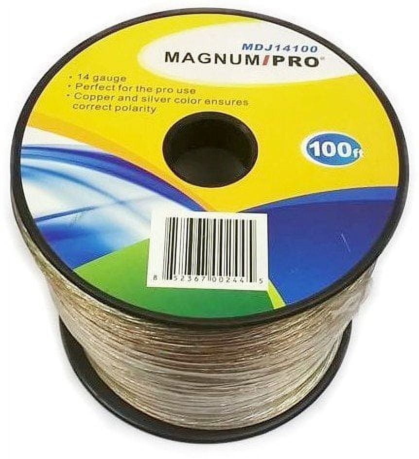 MAGNUM PRO MDJ14100 100 ft 14 Gauge Speaker Cable (100% Copper)