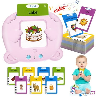 MAGOTAN 112 Cards 224 Sides Talking Flash Cards Educational Toys for 1-6 Years Old Boys Girls, Birthday Gift for Kids