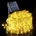 thumbnail image 1 of MAGOTAN 72ft 200 LED Solar Christmas Lights Outdoor Solar Rope Lights with 8 Modes Waterproof Yard Lawn Garden Decoration, Warm White, 1 of 8