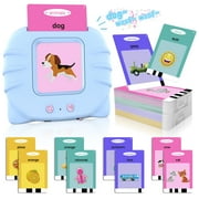 MAGOTAN Talking Flash Cards Learning Toys for 1-6 Years Old Boys Girls, Educational Toddlers Toys for Kids,Speech Therapy Toys Autism Toys Christmas Birthday Gifts for Toddler Boys Girls (Blue)