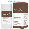 thumbnail image 1 of MAGSOL Organics Natural Deodorant for Men | Aluminum Free | Baking Soda Free | Magnesium Deodorant | Sandalwood, 3.2 oz, 1 of 7