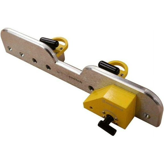 Magswitch 13-by-2.5 Inch Drill Press Fence with Stop Block, Adjustable Fence for Drill Presses, Woodworking Table Saw Tools Accessories