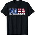 thumbnail image 1 of MAHA Make America Healthy Again US Patriotic 4th of July T-Shirt, 1 of 3