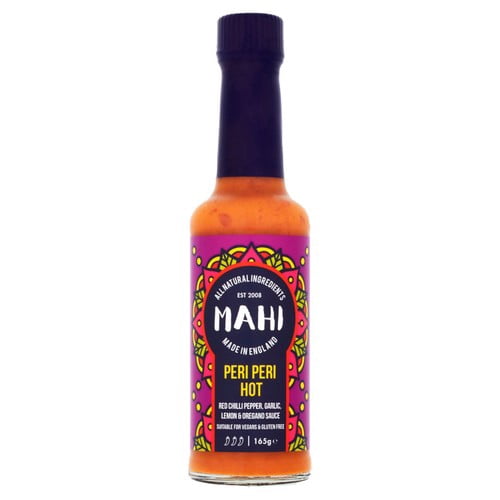 MAHI Peri Peri Hot Sauce 165ml, British Import (Pack of 2)