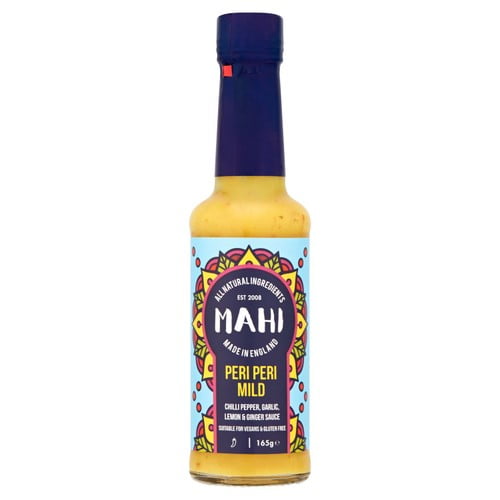 MAHI Peri Peri Mild Sauce 165ml, British Import (Pack of 2)