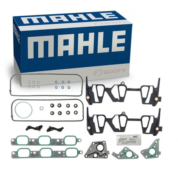 MAHLE Engine Intake Manifold Gasket Set compatible with Chevrolet Carlo Impala Malibu Monte Uplander 3.5L 3.9L V6 2006-2011