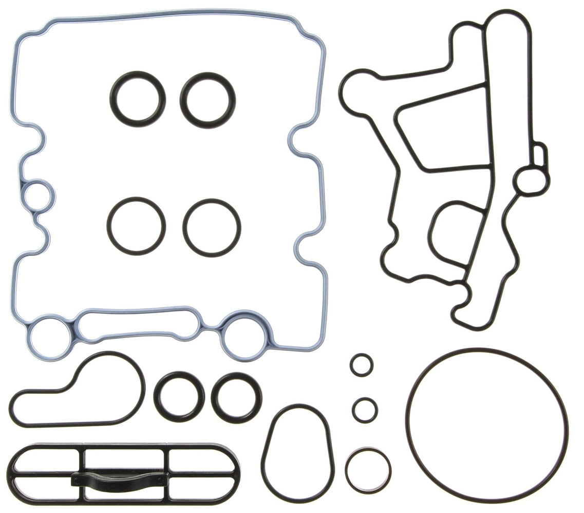 MAHLE Engine Oil Cooler Gasket Set Fits select: 2003-2007 FORD F250, 2003-2007 FORD F350