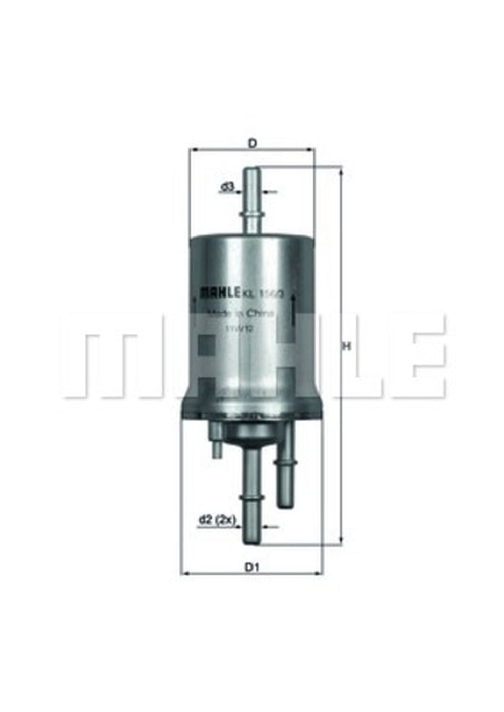 MAHLE KL 156/3 Fuel Filter