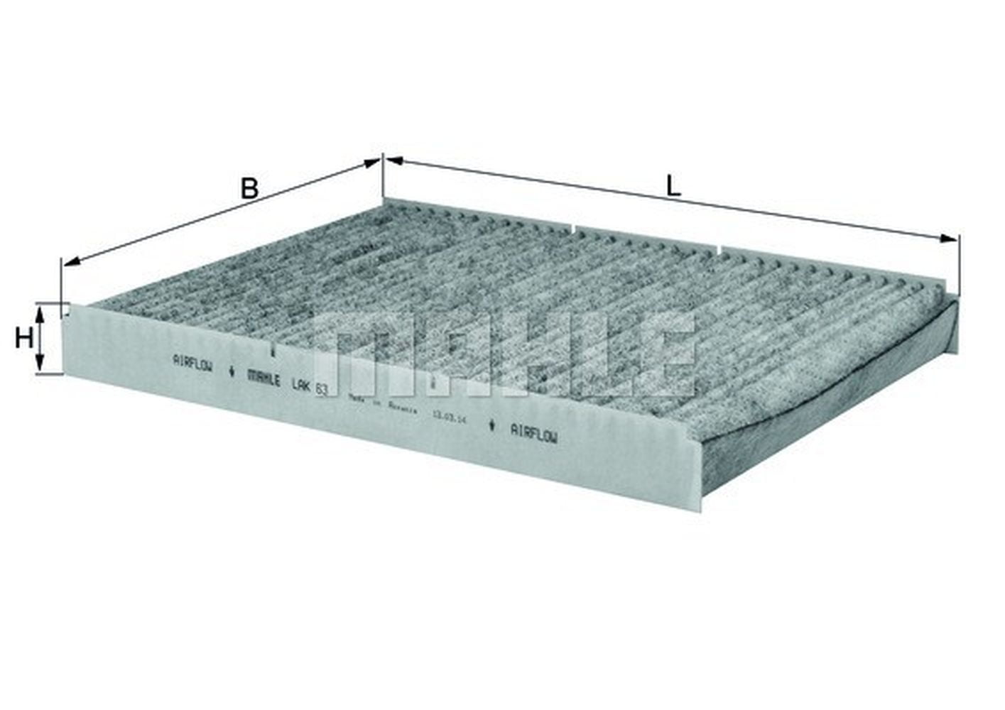 MAHLE LAK 63 Cabin Air Filter