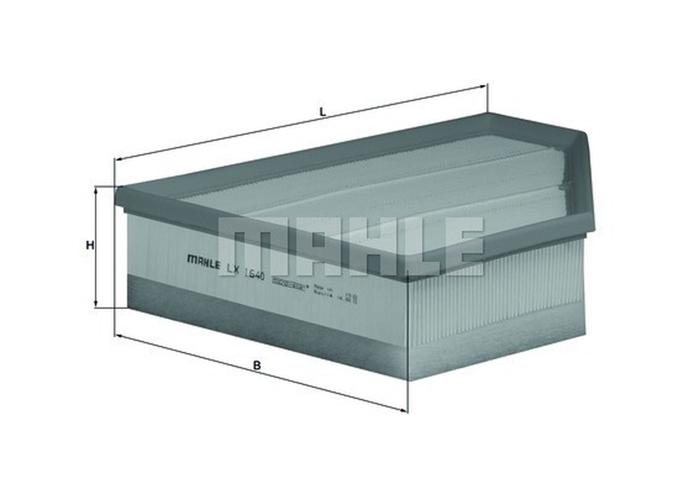 MAHLE LX 1640 Air Filter Fits select: 2009-2011 BMW 335