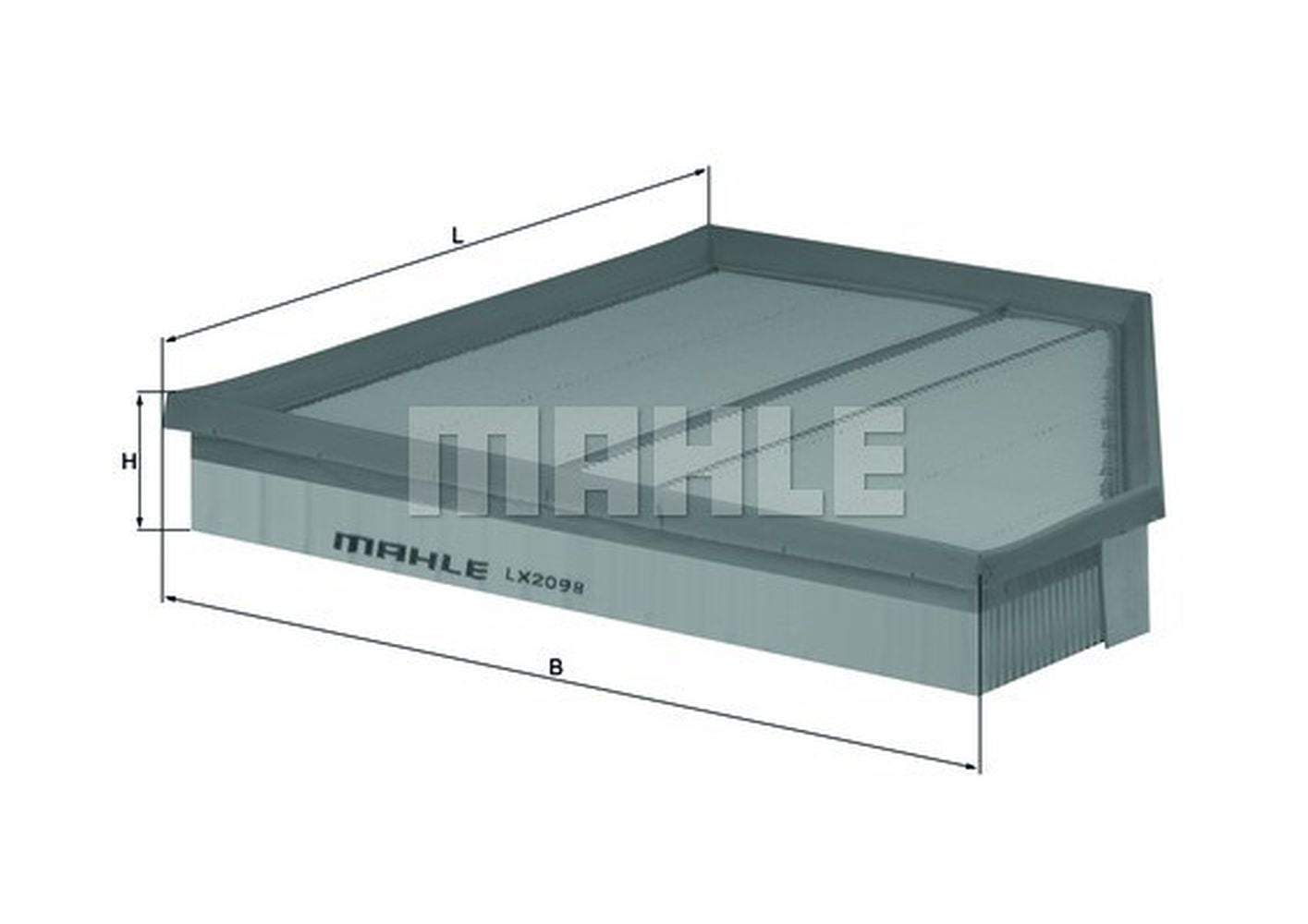 MAHLE LX 2098 Air Filter