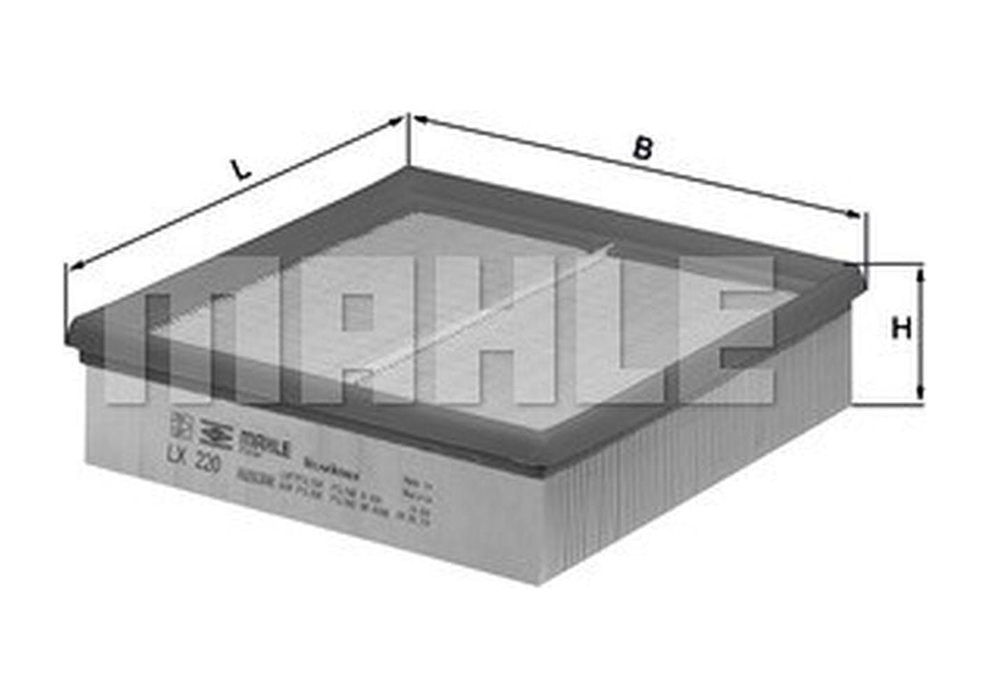 MAHLE LX 220 Air Filter