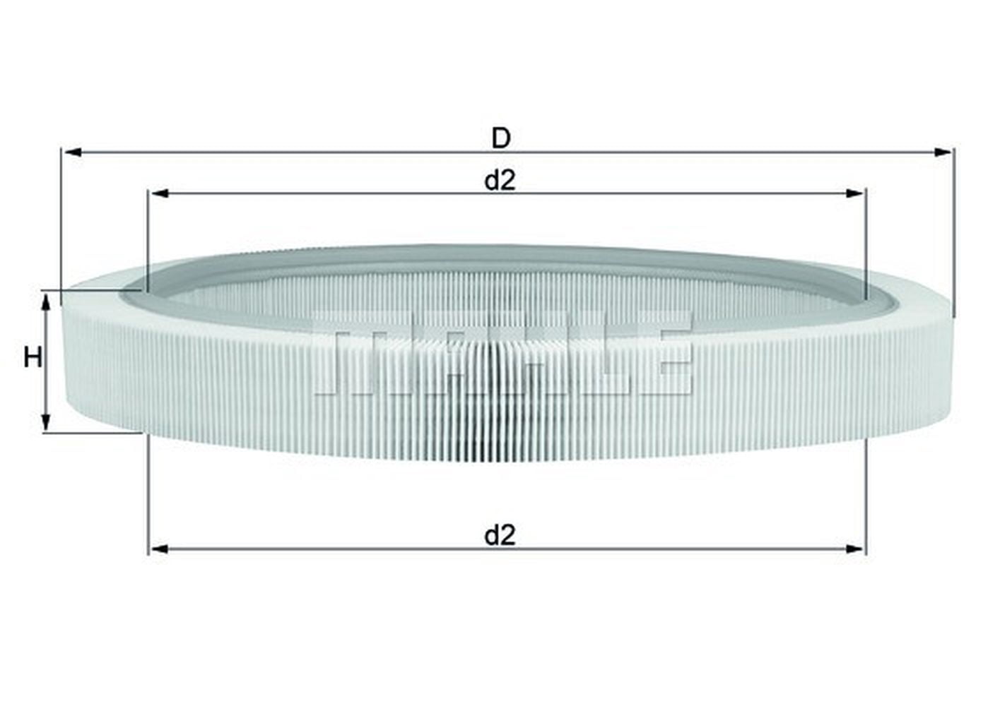 MAHLE LX 61 Air Filter
