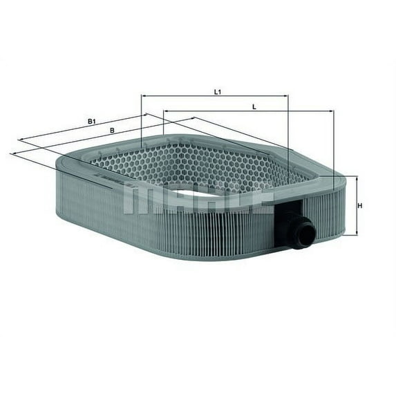 MAHLE LX 990 Air Filter Fits select: 1990-1993 MERCEDES-BENZ 300