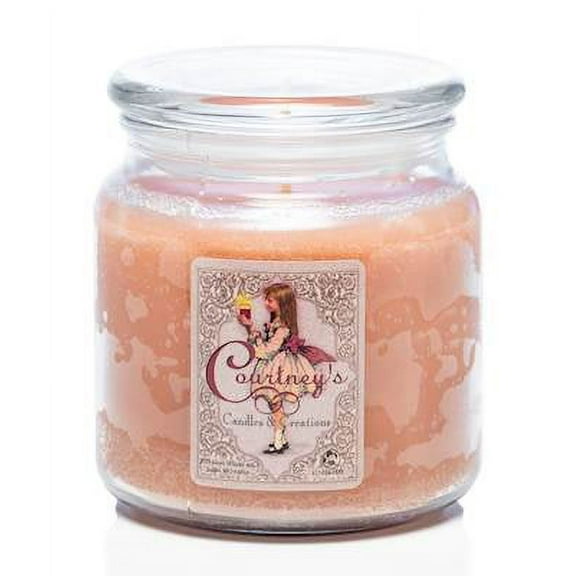 MAHOGANY TEAKWOOD - Courtneys Candles Maximum Scented 16oz Jar Candle