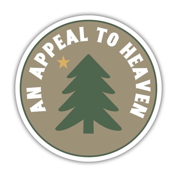 MAIANEY (3 Pcs/Pack) an Appeal to Heaven Sticker, Historical Religion Conservatives Pine Tree Stickers for Laptop Water Bottle Phone Car Bumper Window Helmet, Stickers 3"x4"