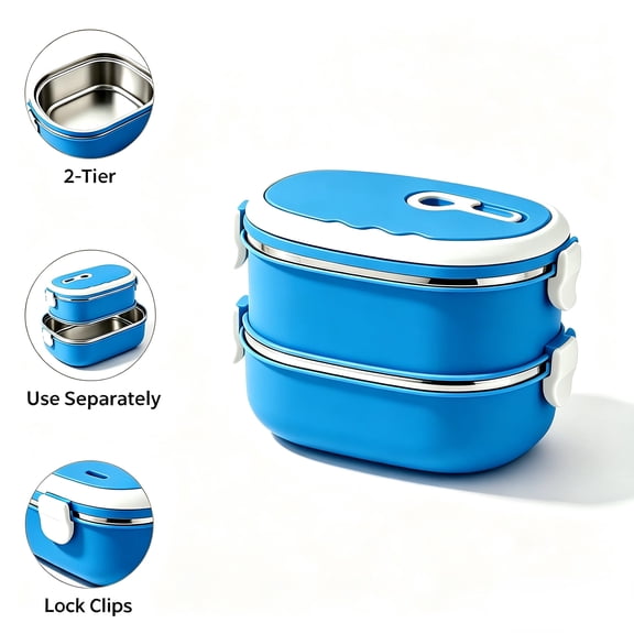 MAICHUNNN Thermal Stackable Insulated Polypropylene Reusable Lunch Boxes