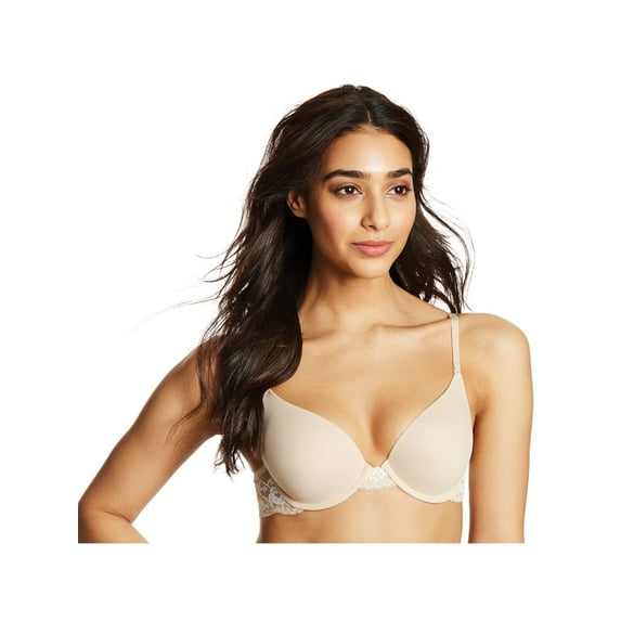 MAIDENFORM Intimates Beige Shaping Natural Lift Padded Demi Underwire Bra 34B