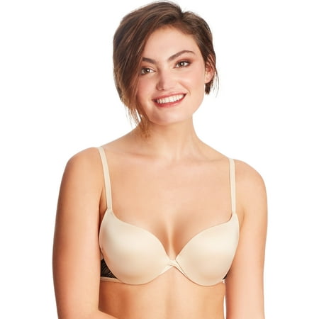 MAIDENFORM Intimates Beige Smoothing Side Wings Targeted Shape And Support Underwire Bra 34C