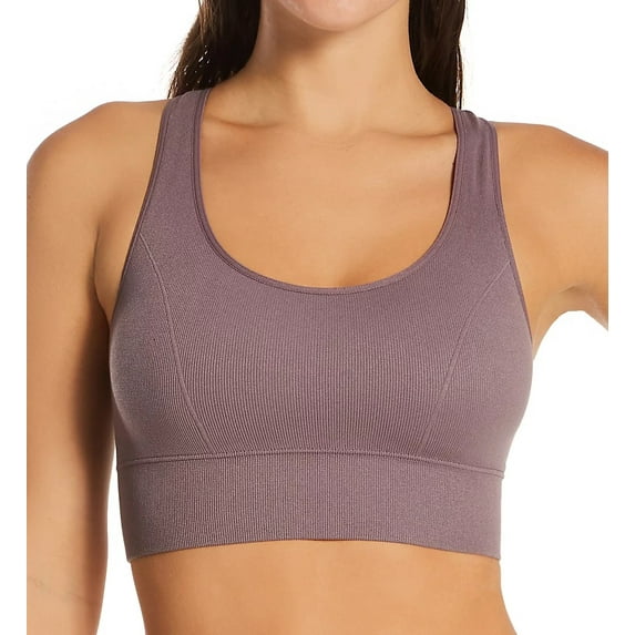 MAIDENFORM Sparrow Brown Pure Comfort Seamless Crop Tank, US Medium, NWOT
