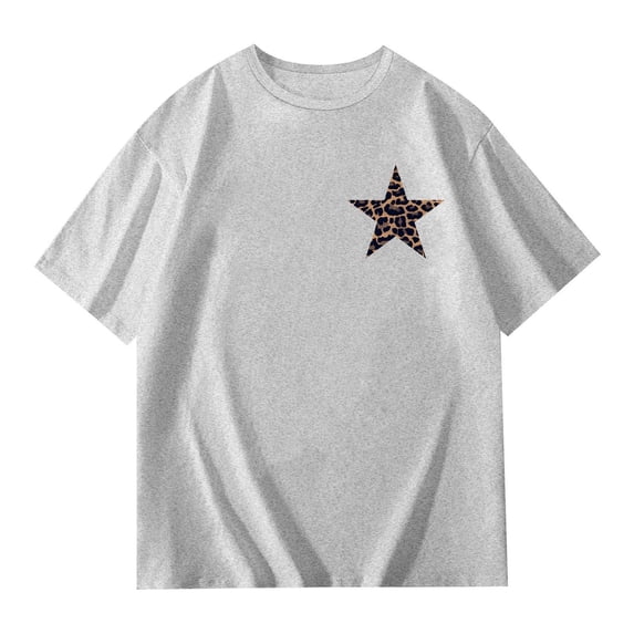 MAIHAN 2026 Teen Girls Shirts First Day Of School Shirts Round Neck Tee Summer Baggy Tops Comfortable Soft Basic T Shirt