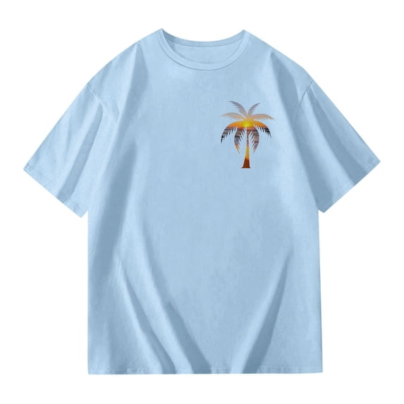 MAIHAN 2026 Teen Girls Shirts Trendy Graphic Drop Shoulder Round Neck Tee Toddler Girl Summer Clothes Casual Tee Tops for Kids