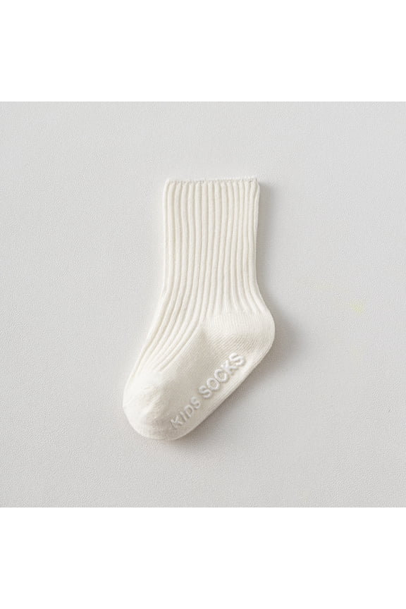 -Baby Winter Socks Non- Grip Socks | Toddler Soft Thermal Crawling Floor Socks | Warm Breathable Socks for Boys Girls 0-5 Years(U,0-1Years)