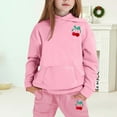 thumbnail image 1 of MAIHAN-Girls Winter Hoodie & Joggers Set 2-13 Years, Winter Hoodie and Pants 2-Piece Outfit, Cozy Warm Lined Sweatsuit for Boys and Girls(Light Pink2,12-13Years), 1 of 4