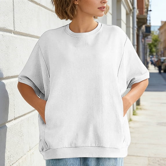 MAIHAN Ladies T Shirts Half Sleeve Summer Tees Soft Basic Tees Womens Summer Tops Cotton Tee Shirts for Women