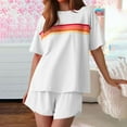thumbnail image 1 of MAIHAN Outfits for Women Summer Clothing Sets Shirt & Shorts Clothes Set Shorts Sets Women 2 Piece Outfits Plus Size Travel Outfits for Women, 1 of 4