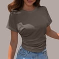 thumbnail image 1 of MAIHAN T Shirt Women Casual Summer Boho Tops Casual Basic Tee Shirts Summer T Shirt Beach Vacation Clothes for Casual 2026, 1 of 5