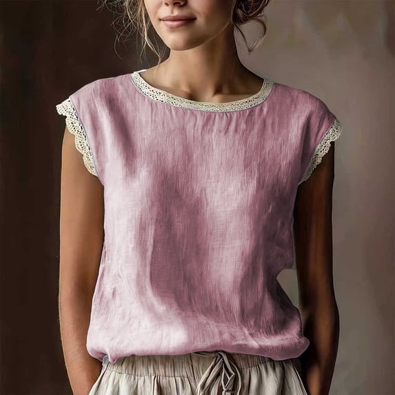MAIHAN T Shirts for Women Loose Fit Half Sleeve Summer Tees Casual Basic Tee Shirts Loose Fit Cute Basic Casual Tee for Spring Summer Everyday Wear