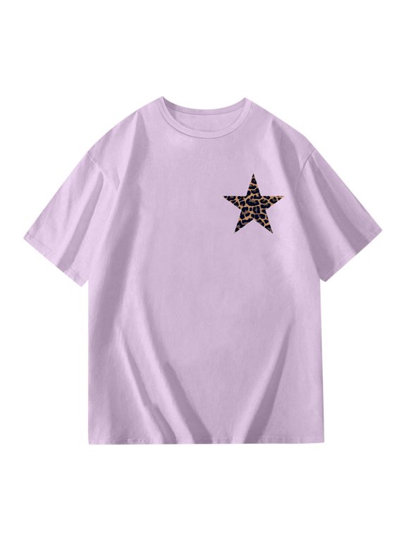Teen Girl Shirts First Day Of School Shirts Round Neck Tee Summer Vacation Short Sleeve Tee Tops Casual Tee Tops for Kids