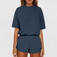 thumbnail image 1 of MAIHAN Theme Park Outfits for Women Summer Outfits for Women 2026 Shirt and Shorts Set 2pcs Women Tops and Trousers Set Casual Two-Piece Outfit, 1 of 4