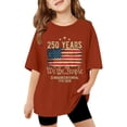thumbnail image 1 of MAIHAN Usa 250th Anniversary Shirt Freedom 250th Anniversary Shirt Independence Day Tee Tops 1776-2026 Independence Day Tee Summer Tops for Girls 2026, 1 of 4