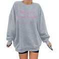 thumbnail image 1 of MAIHAN Valentines Sweatshirt for Women "Book Lover" Print Valentine Long Sleeve Casual Blouses Y2k Trendy Soft Clothes Crew Neck Pullover(Grey,XL), 1 of 4