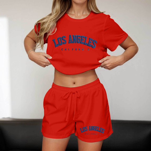 MAIHAN Women Summer Outfits Summer Outfits Cute Clothes Shirt and Pants Trendy 2 Piece Summer Shorts Set Dressy Casual Outfits for Women