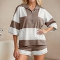 thumbnail image 1 of MAIHAN Women Summer Outfits Summer Vacation Outfits for Women Shirt and Short Outfit Women 2 Piece Outfits Sets Casual Plus Size Outfits for Curvy Women, 1 of 5