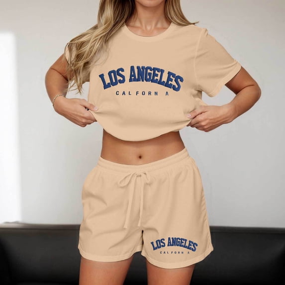 MAIHAN Women Vacation Outfits Y2k Outfits Shirt and Short Outfit Shorts Sets Women 2 Piece Outfits Cotton Outfits Sets