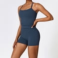 thumbnail image 1 of MAIHAN Women's 2 Piece Knitted Lounge Set Summer Outfits Cute Clothes Sleeveless V Neck Tank Top Loose Ribbed Casual Shorts Set Casual Summer Oversized Tracksuit Casual Two-Piece Outfit, 1 of 7