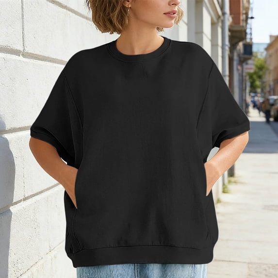 MAIHAN Women's Soft Basic Short Sleeve T-Shirt Casual Summer Funny Casual Basic Tee Shirts Basic Workout Clothes Beach Vacation Clothes for Casual 2026