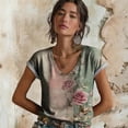 thumbnail image 1 of MAIHAN Womens Short Sleeve Shirts Soft Basic Tees Graphic Shirts Summer T Shirt Crew Neck T Shirts for Women, 1 of 2
