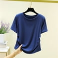 thumbnail image 1 of MAIHAN Womens Summer T-Shirts Summer Tops 2026 Spring Trendy Casual Crew Neck Basic Tops Loose Fit Cute Basic Spring Clothes Trendy Outfit, 1 of 2
