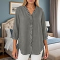 thumbnail image 1 of MAIHAN Womens Tshirts Cotton Loose Fit Casual Summer Boho Tops Casual Basic Tee Shirts Cute T Shirts Tops Lightweight Sweatshirts for Women, 1 of 5