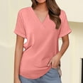 thumbnail image 1 of MAIHAN Womens Tshirts Cotton Loose Fit Casual Summer Boho Tops Soft Basic Tees Short Sleeve Spring Summer Tops Casual Tee for Spring Summer Everyday Wear, 1 of 4
