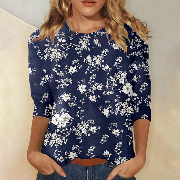 MAIHAN Womens Tshirts Cotton Loose Fit Summer Tops 2026 Spring Trendy Casual Graphic Loose Tees Cute T Shirts Tops Cute Trendy Tunic Blouses